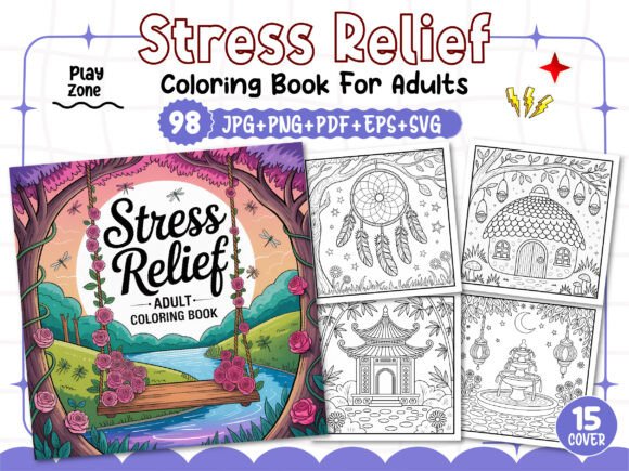 Download Stress Relief Adult Coloring Book Pages - Stress relief adult Collection