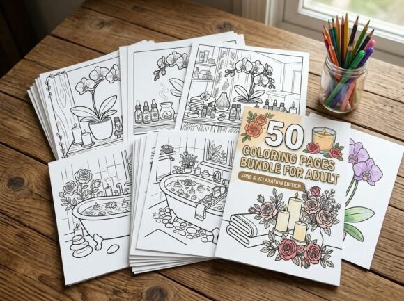 Download 50 Relaxing Spa Coloring Pages for Adult - Coloring pages Collection