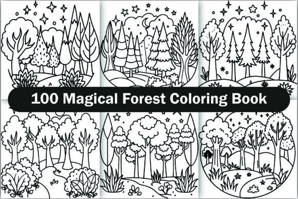 Download Magical Forest Coloring Book - Premium Bundle