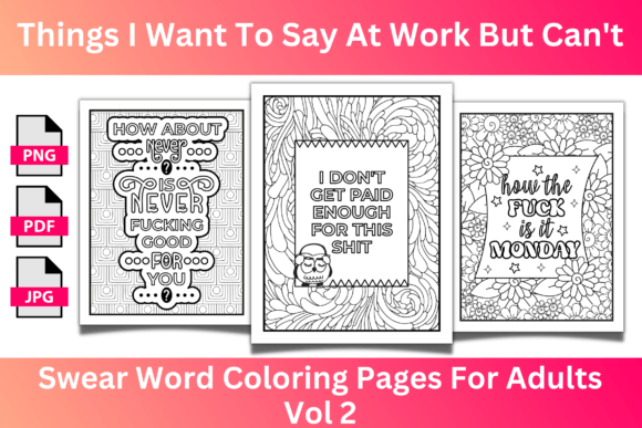 Download Swear Word Coloring Pages for Adults - Coloring pages Collection