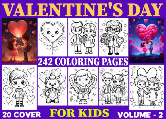 Download Valentine's Day Coloring Pages for Kids - Coloring pages Collection