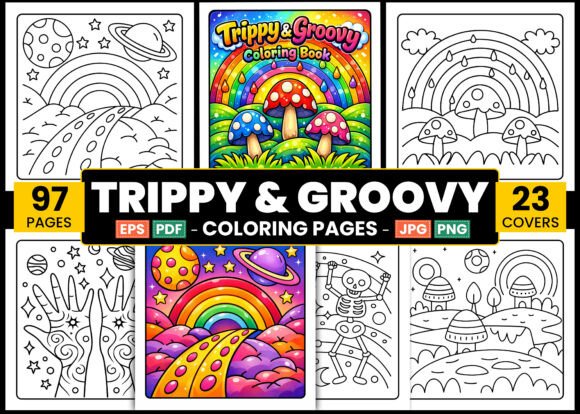 Download Bold Easy Trippy Groovy Coloring Pages - Coloring pages Collection