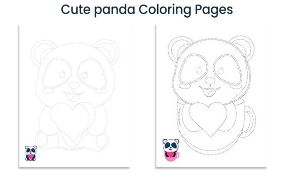 Download Cute Panda Coloring Pages - Coloring pages Collection