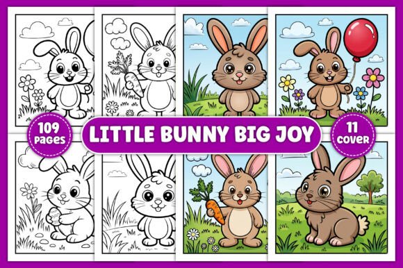 Download Little Bunny Big Joy Coloring Pages - Coloring pages Collection