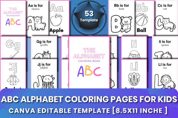 Download ABC Alphabet Coloring Pages for Kids - Coloring pages Collection
