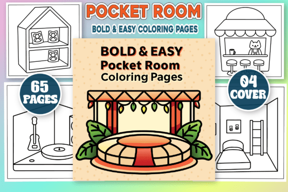 Download Pocket Room, Bold &amp; Easy Coloring Pages - Coloring pages Collection