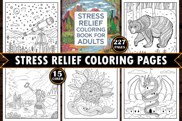 Download Stress Relief Coloring Pages for Adults - Coloring pages Collection