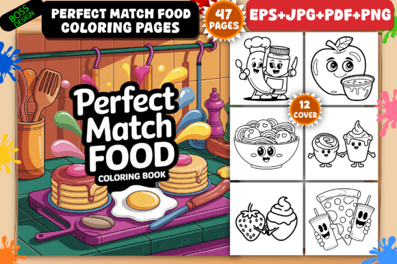 Download Perfect Match Food Coloring Pages - Coloring pages Collection