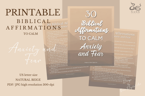 Download Bible Verse Affirmations/ Anxiety/ Fear - Bible Collection