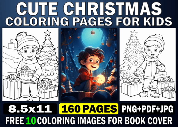 Download 160 Cute Christmas Coloring Pages for - Coloring pages Collection