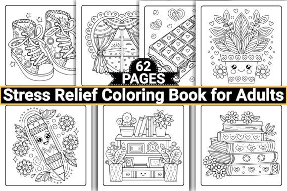 Download Stress Relief Coloring Pages for Adults - Coloring pages Collection
