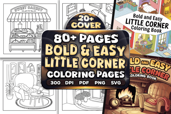 Download Bold Easy Little Corner Coloring Pages - Coloring pages Collection