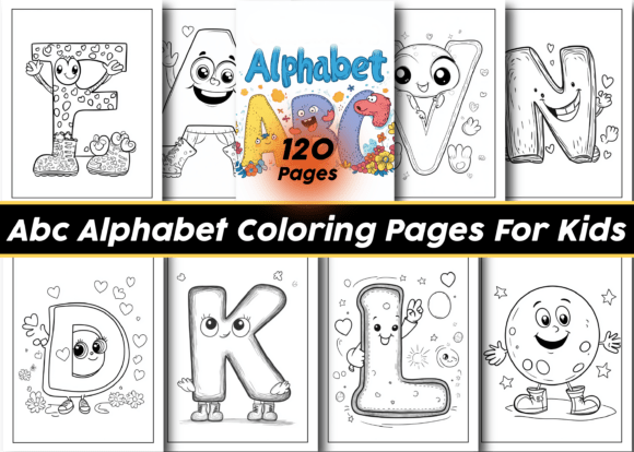 Download ABC Alphabet Coloring Pages for Kids - Coloring pages Collection