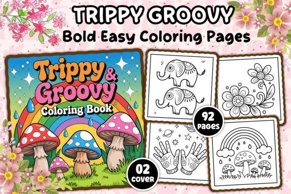 Download Bold Easy Trippy Groovy Coloring Pages - Coloring pages Collection